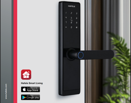 Häfele Alpha - AL2501B Digital Door Lock (SKU 499.21.232)